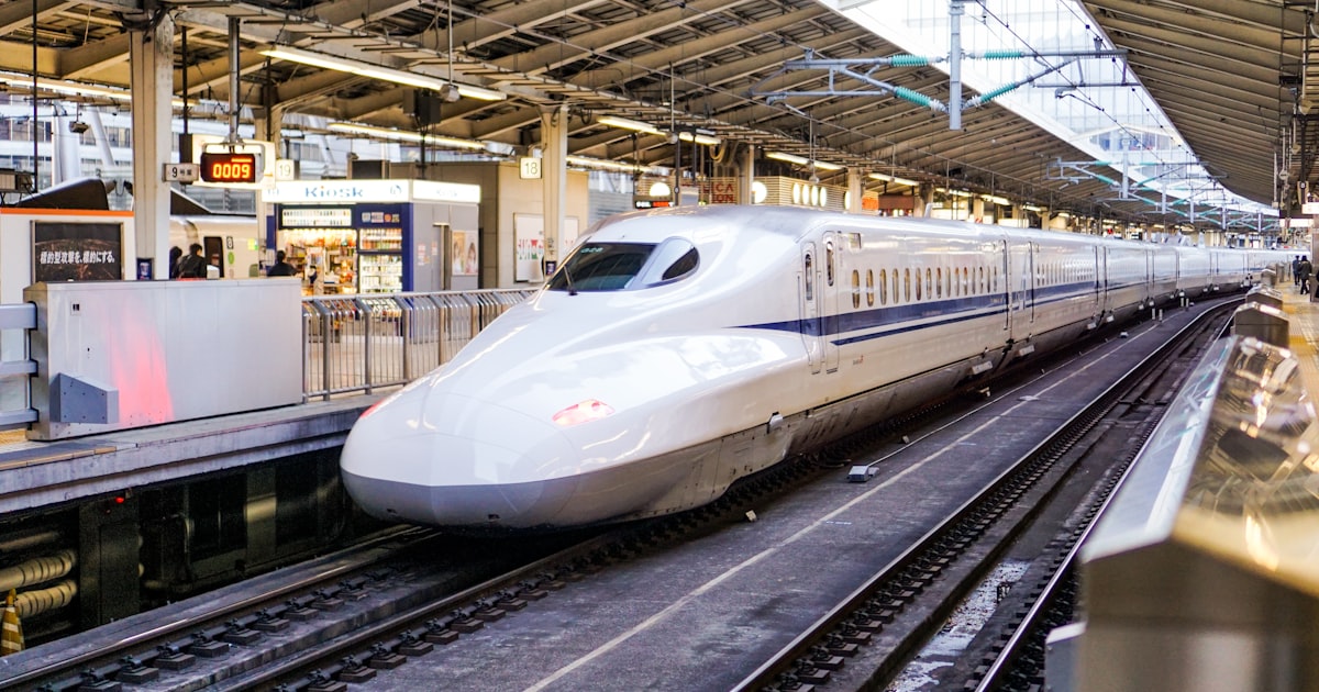 Japanese Shinkansen train — what to do when typhoon suspends rail service in Japan